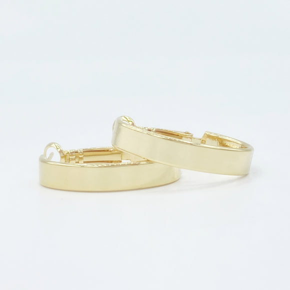 Oval Gold Statement Hoops 5.0