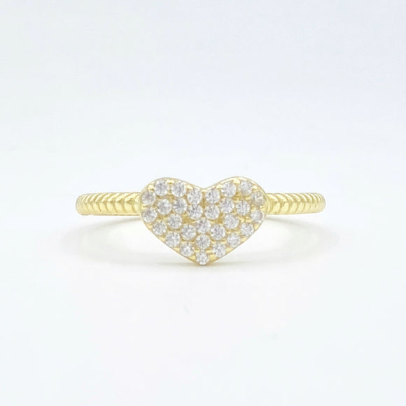 Pave Heart Ring 3.0