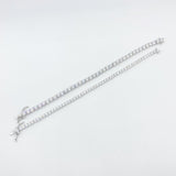 Sterling Tennis Bracelet 4mm - 6.5, 7 or 8 inches