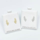 Petite Wing Studs - Silver