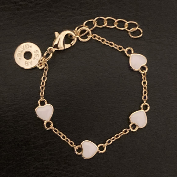 Infant/Baby Heart Bracelet 2.0 - White