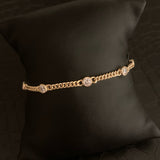 Solitaire Cuban Link Bracelet 2.0