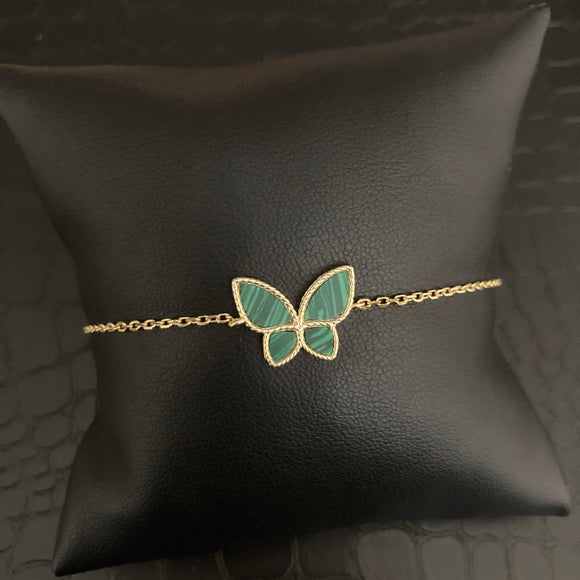Green Butterfly Bracelet 2.0
