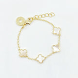 Clover Bracelet - Four Petite Clovers