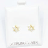 Small Diamond Magen David Studs