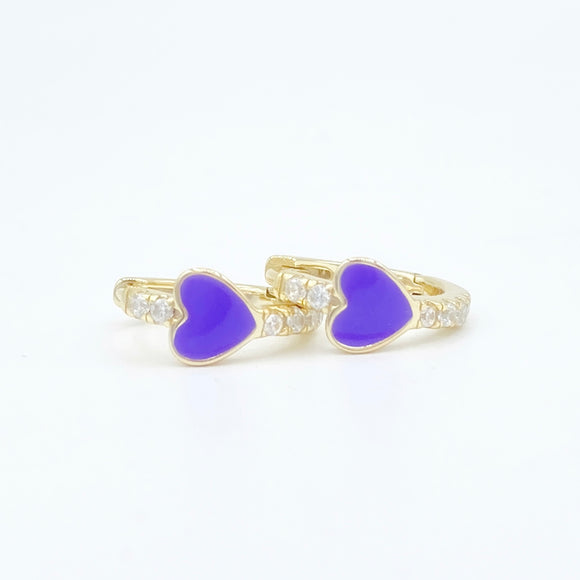 The Perfect Heart Hoops - Purple