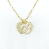 Double Charm Heart Necklace