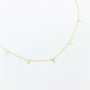 Delicate Spike Choker Necklace