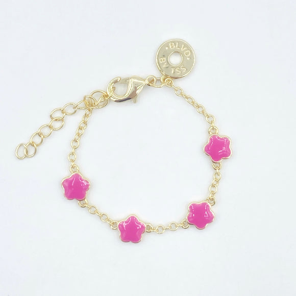 Infant/Baby Flower Bracelet - Pink