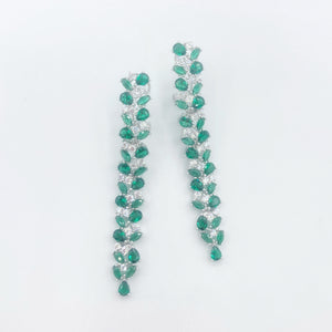 Blake Earrings - Emerald