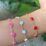 Infant/Baby Flower Bracelet - Pink