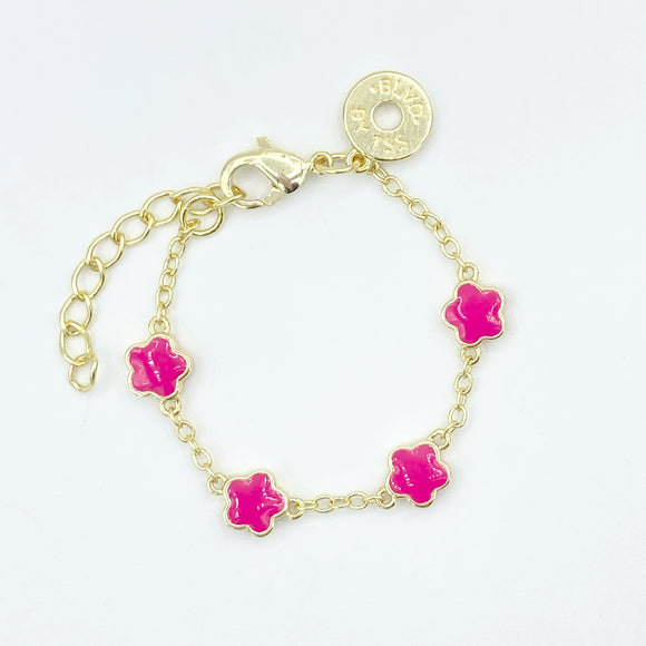 Infant/Baby Flower Bracelet - Pink