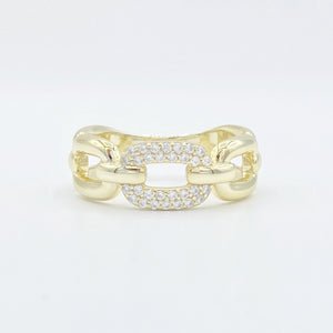 Studded Link Ring 4.0