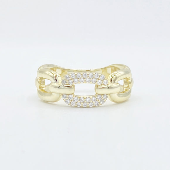 Studded Link Ring 4.0