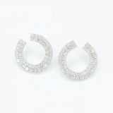 Ivy Diamond Earrings - Silver or Gold