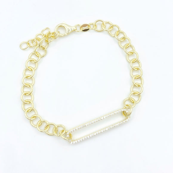 Open Bar Link Bracelet
