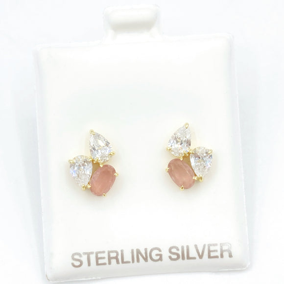 Cluster Stud Earrings 5.0 - Blush