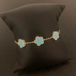 Turquoise Flower Bracelet