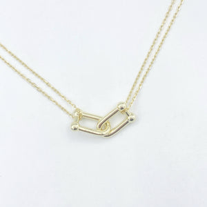 Double Horseshoe Necklace