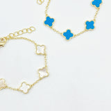 Clover Bracelet - Four Petite Clovers