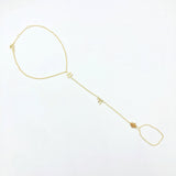 Magen David & Chai Hand Chain 2.0