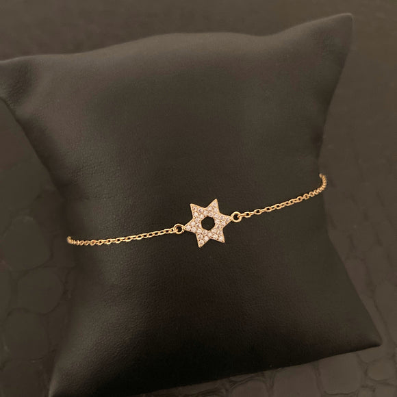 Magen David Bracelet 2.0 - Silver or Gold