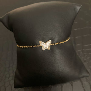Mother of Pearl Butterfly Bracelet
