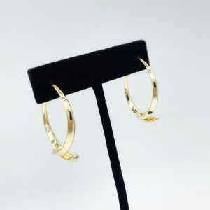 Gold Filled Two-Part Hoops