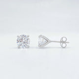 Diamond Stud Earrings - 7mm, 8mm or 9mm