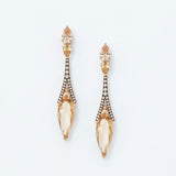 Champagne Drip Statement Earrings