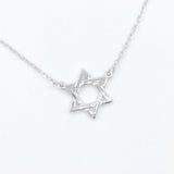 Small Magen David Necklace - Silver or Gold