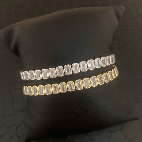 Rectangle Tennis Bracelet