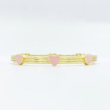 Enamel Heart Bangle