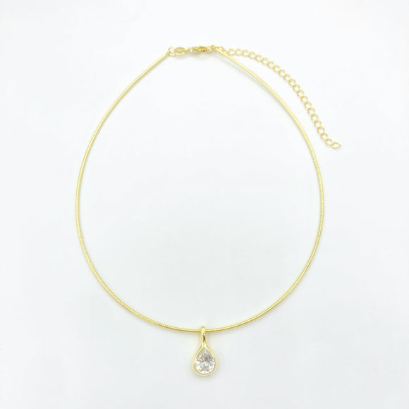 Beauregard Teardrop Choker Necklace