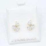 Cluster Stud Earrings 5.0 - Gold or Silver