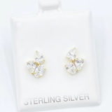 Cluster Stud Earrings 5.0 - Gold or Silver