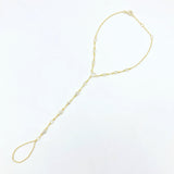 Marquee Studded Hand Chain