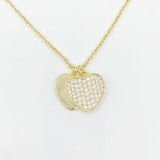 Double Charm Heart Necklace