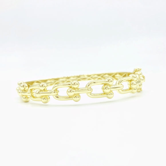 Horseshoe Link Bangle