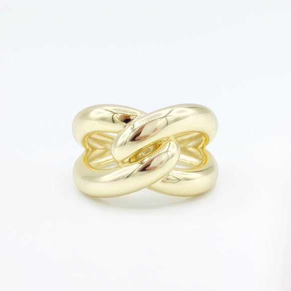 Dripping Gold Twist Ring