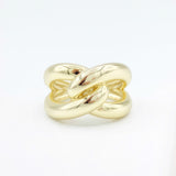 Dripping Gold Twist Ring