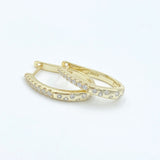 Diamond Drizzle Hoop Earrings