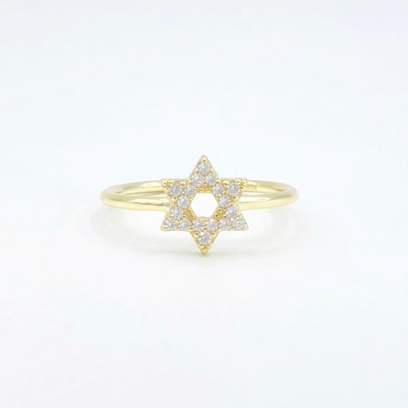 Magen David Ring 3.0 - Gold or Silver