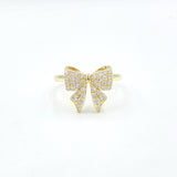Diamond Bow Ring