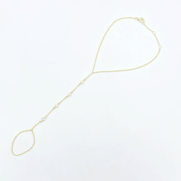 By the Yard Solitaire Hand Chain