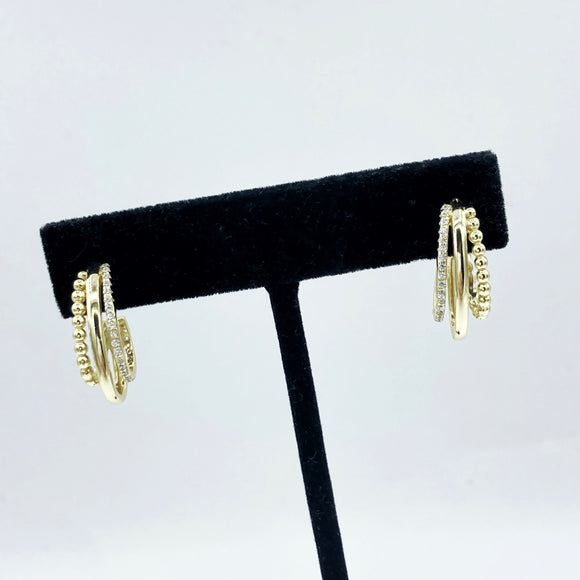 Triple Hoop Earrings 3.0