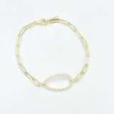 Open Oval Paperclip Bracelet 2.0 - Gold or Silver