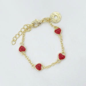 Infant/Baby Heart Bracelet 2.0 - Red
