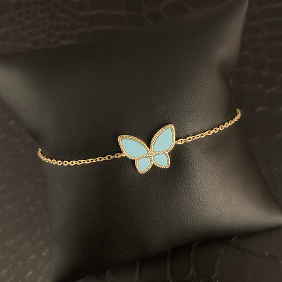 Turquoise Butterfly Bracelet 2.0