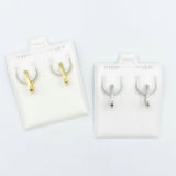 Petite Rectangle Hoops 2.0- Gold or Silver